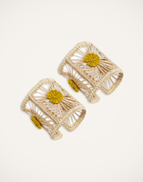 La DoubleJ Napkin Rings Set Of 2 La DoubleJ Napkin Rings Set Of 2 Yellow RNG0001RAF007YEL0001