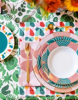 La DoubleJ Soup Plates Set Of 2 La DoubleJ Soup Plates Set Of 2 Slinky Green SOU0002CER001SLI05GR02