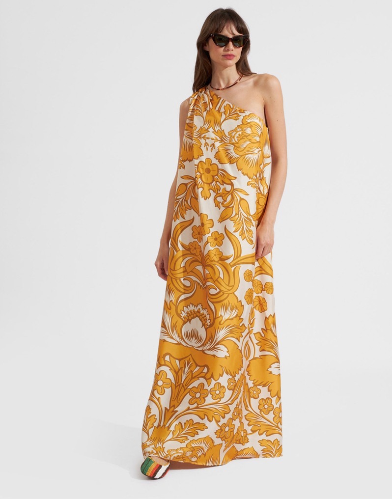 La DoubleJ Roy Dress La DoubleJ Roy Dress Va-Va Placée Gold DRE0460SIL001VAV01YE05