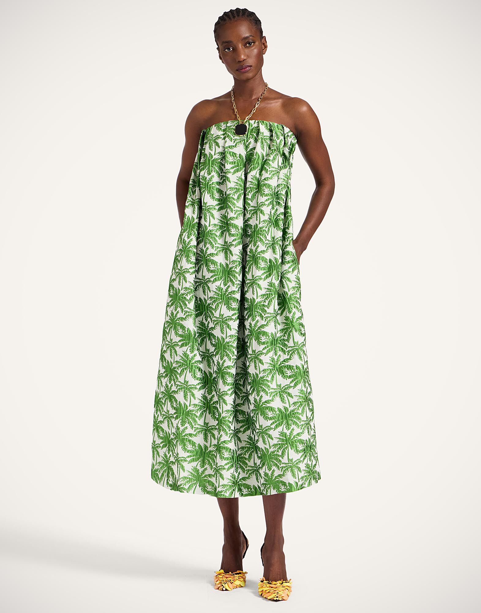 La DoubleJ Filter Dress Tropicana White DRE0933JCQ112TRC03WH01