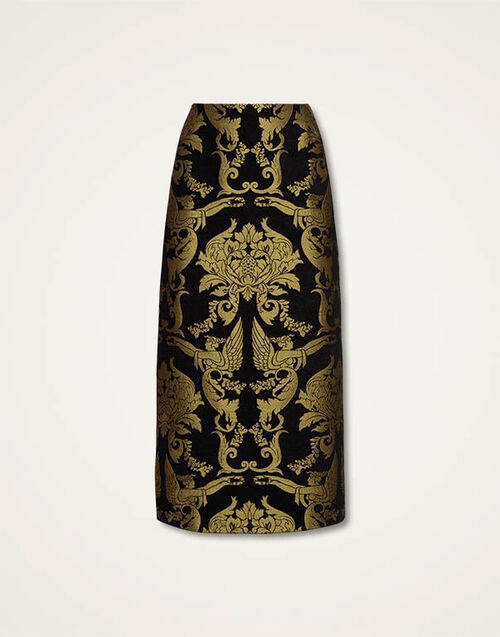 La DoubleJ Pencil Skirt Cherubs Black SKI0011JCQ085CRB02BL01