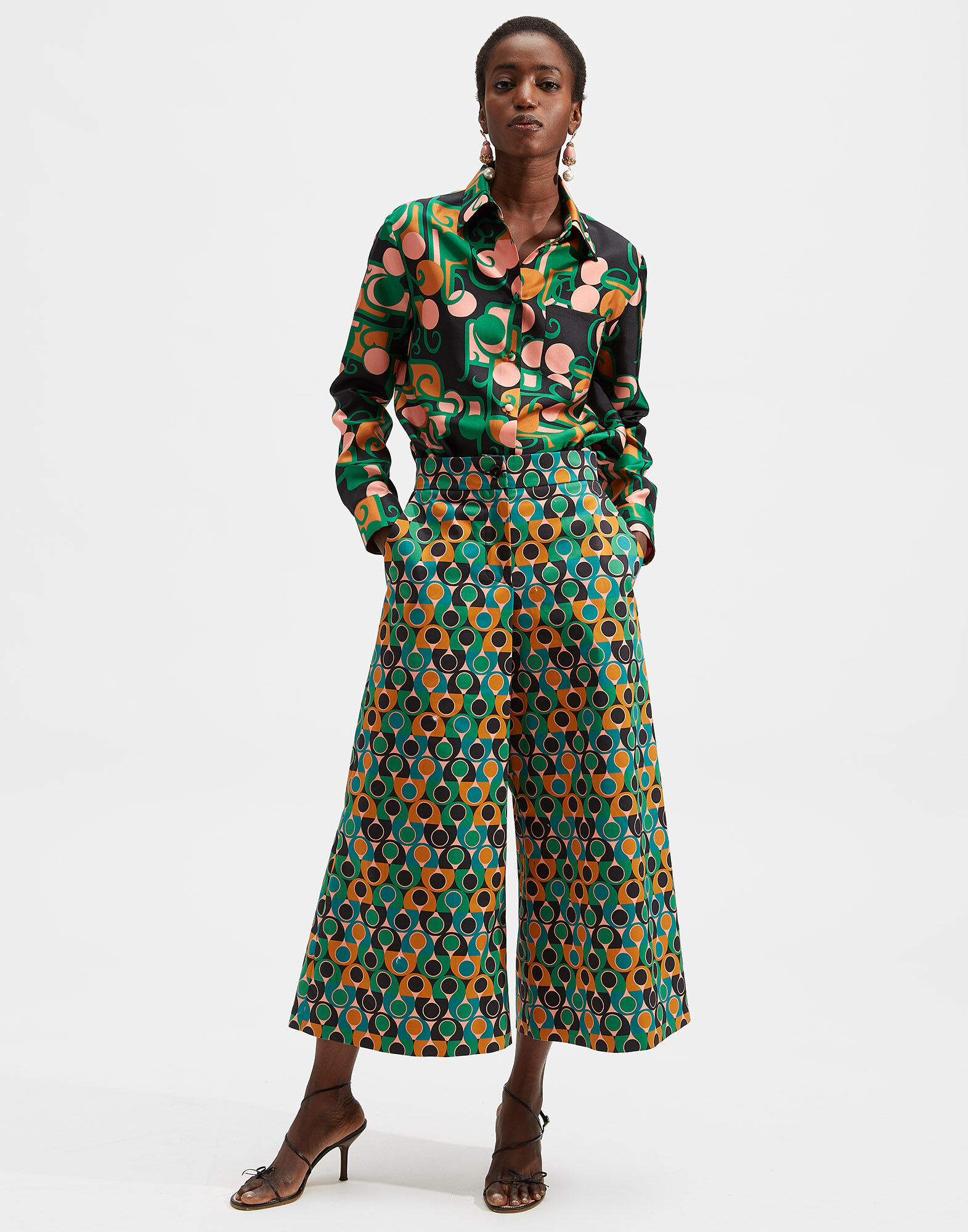 LaDoubleJ Coulotte Pants Gumball Verde TRO0027COT006GUM0002