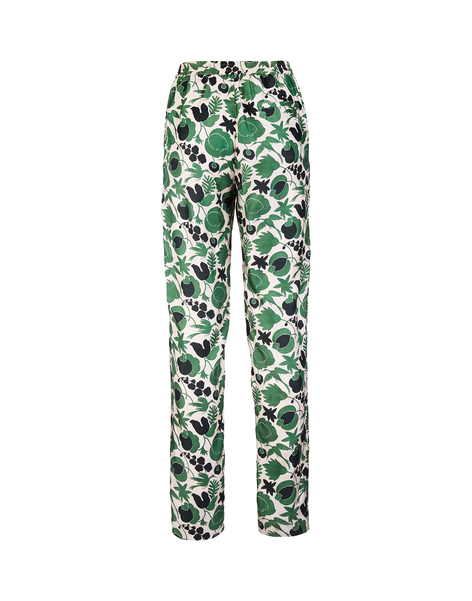 La DoubleJ Pajama Pants Wildbird Verde TRO0019SIL001CER0006