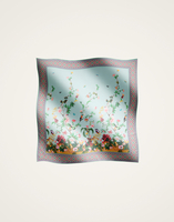 La DoubleJ Pareo La DoubleJ Pareo Zooflora Placée Light Blue SCA0051COT021ZOF06BU01