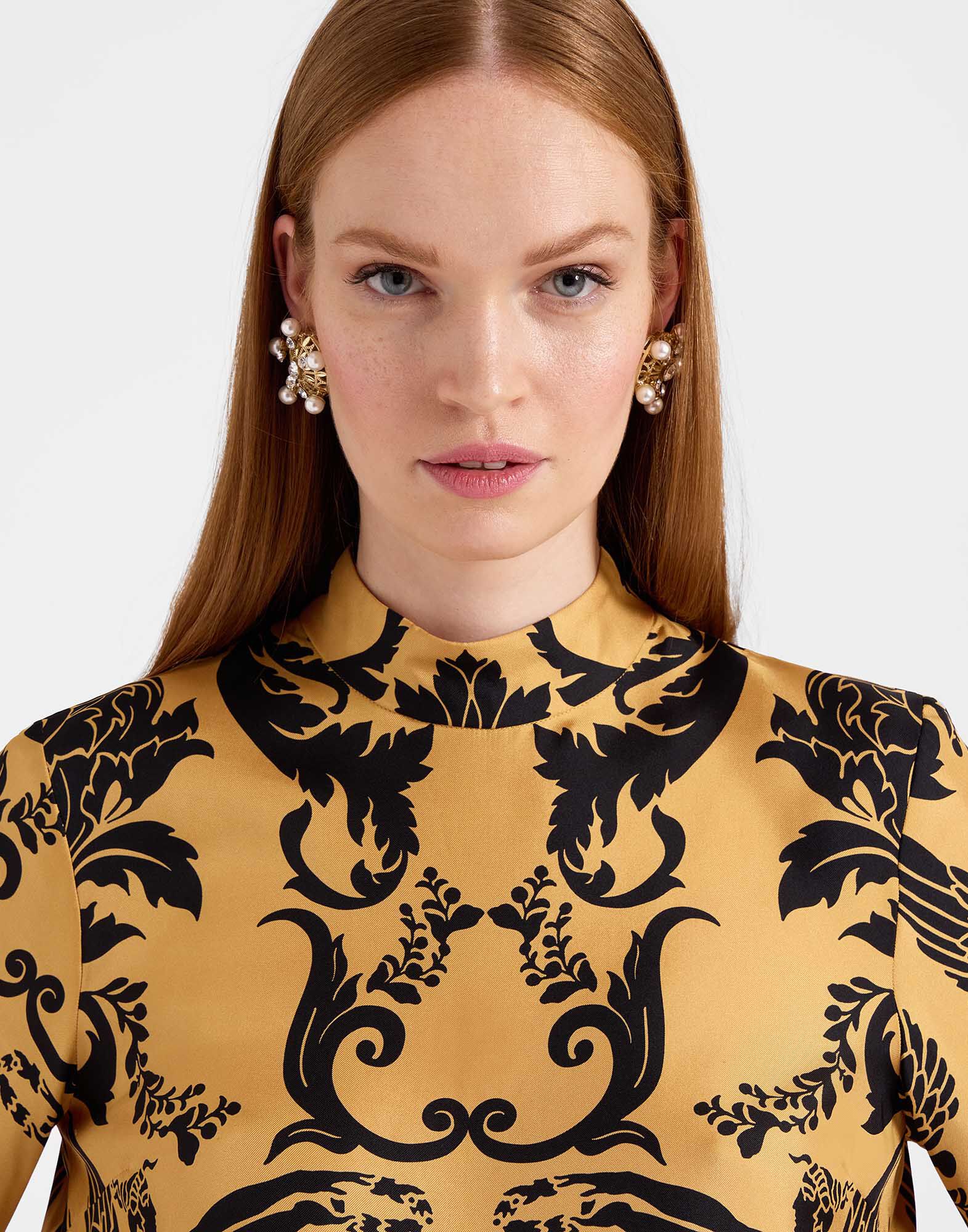 La DoubleJ Make An Exit Top Cherubs Gold TOP0104SIL001CRB01YE05