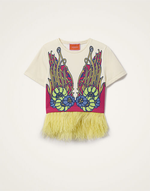 La DoubleJ La Scala Tee Lemuria Placée Pink TSH0038JER040LEM02PI01