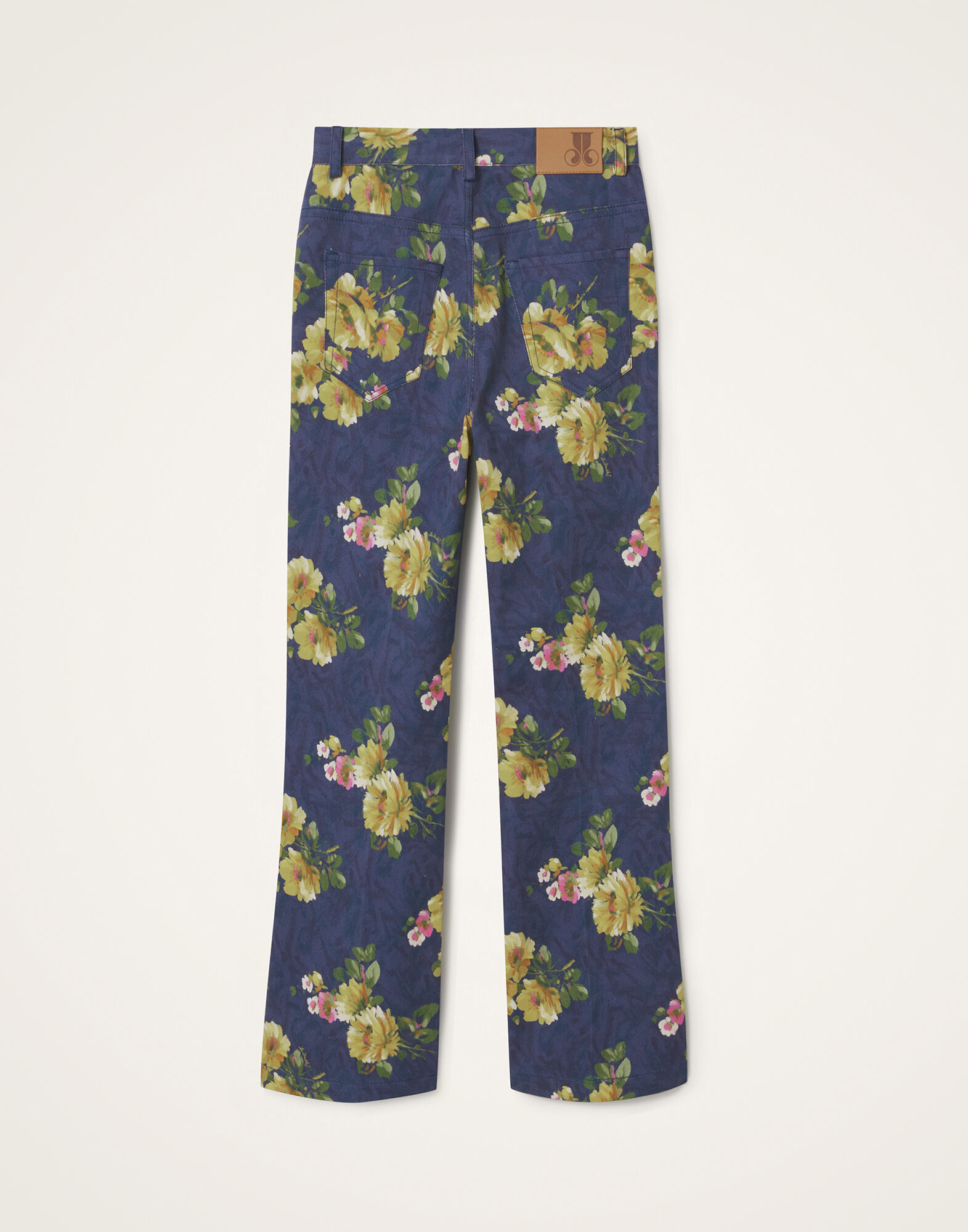 La DoubleJ The Cropped Flare Jean Riptide Midnight Blue TRO0158COT063RIP01BU04