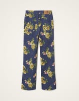 La DoubleJ The Cropped Flare Jean La DoubleJ The Cropped Flare Jean Riptide Midnight Blue TRO0158COT063RIP01BU04