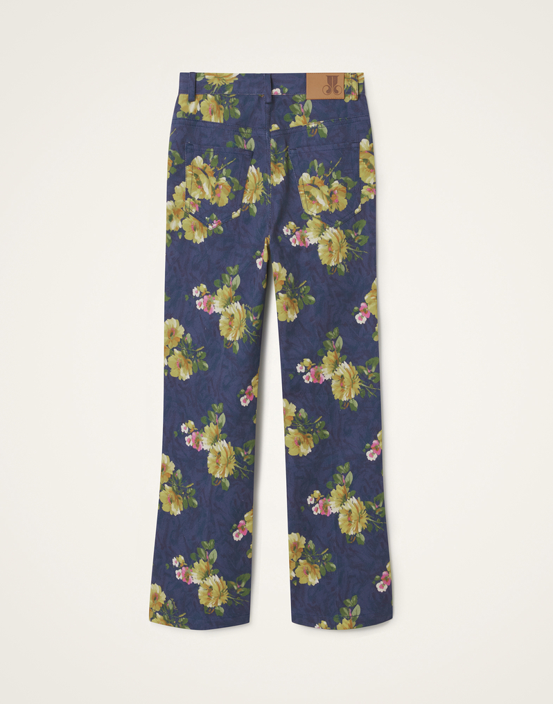 La DoubleJ The Cropped Flare Jean La DoubleJ The Cropped Flare Jean Riptide Midnight Blue TRO0158COT063RIP01BU04