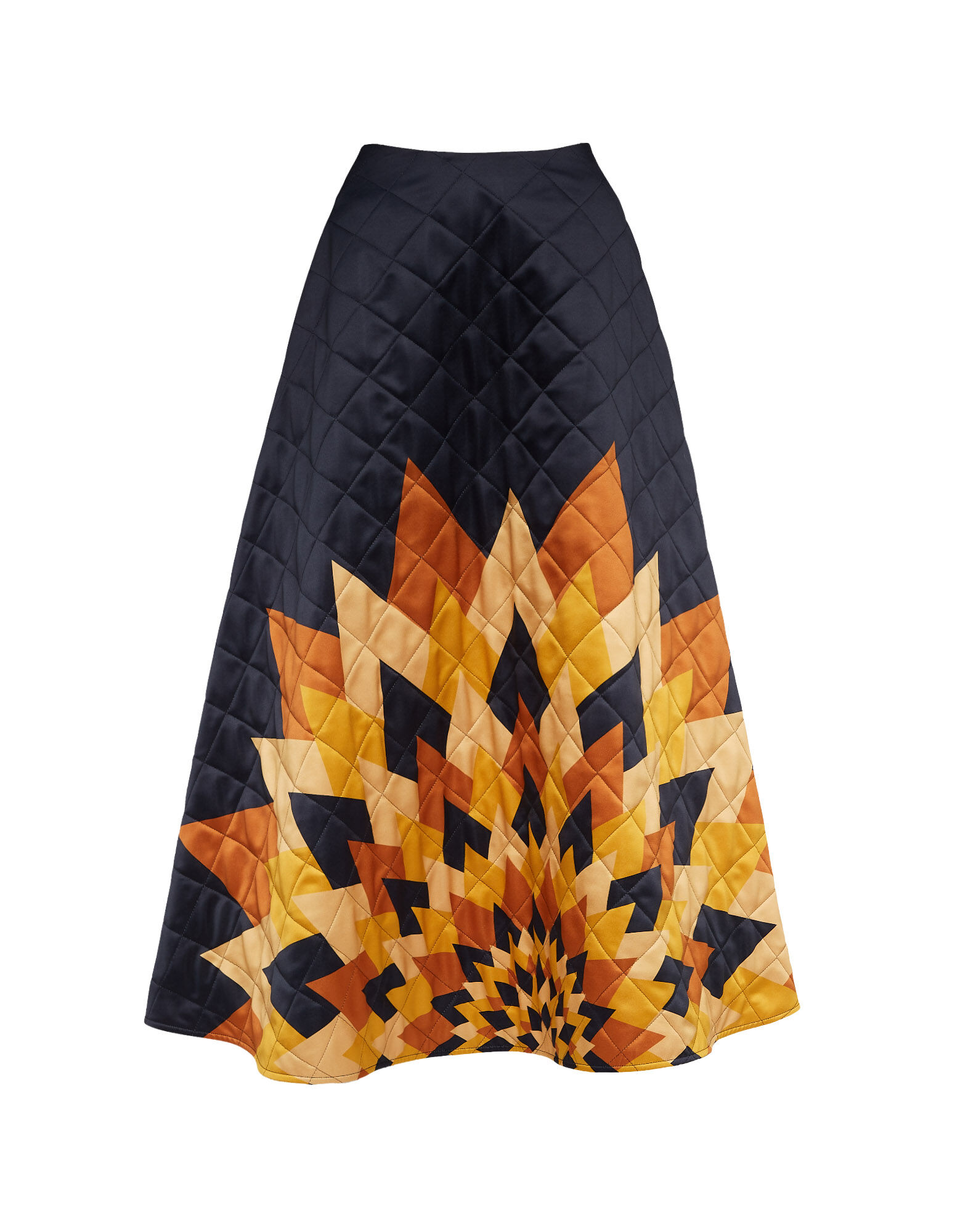 La DoubleJ Suki Skirt Egyptian Sun Plac&eacute;e Gold SKI0093POL006EGY01YE05