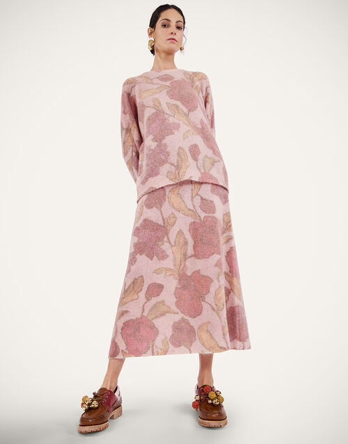 La DoubleJ All-In Skirt French Kiss Dusty Pink SKI0134KNI124VA419PI10