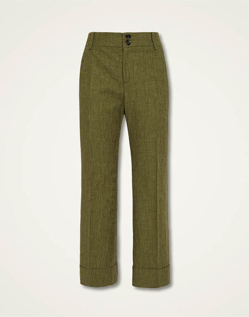 La DoubleJ Hendrix Pants Solid Camouflage TRO0014COT005SOLIDGR08