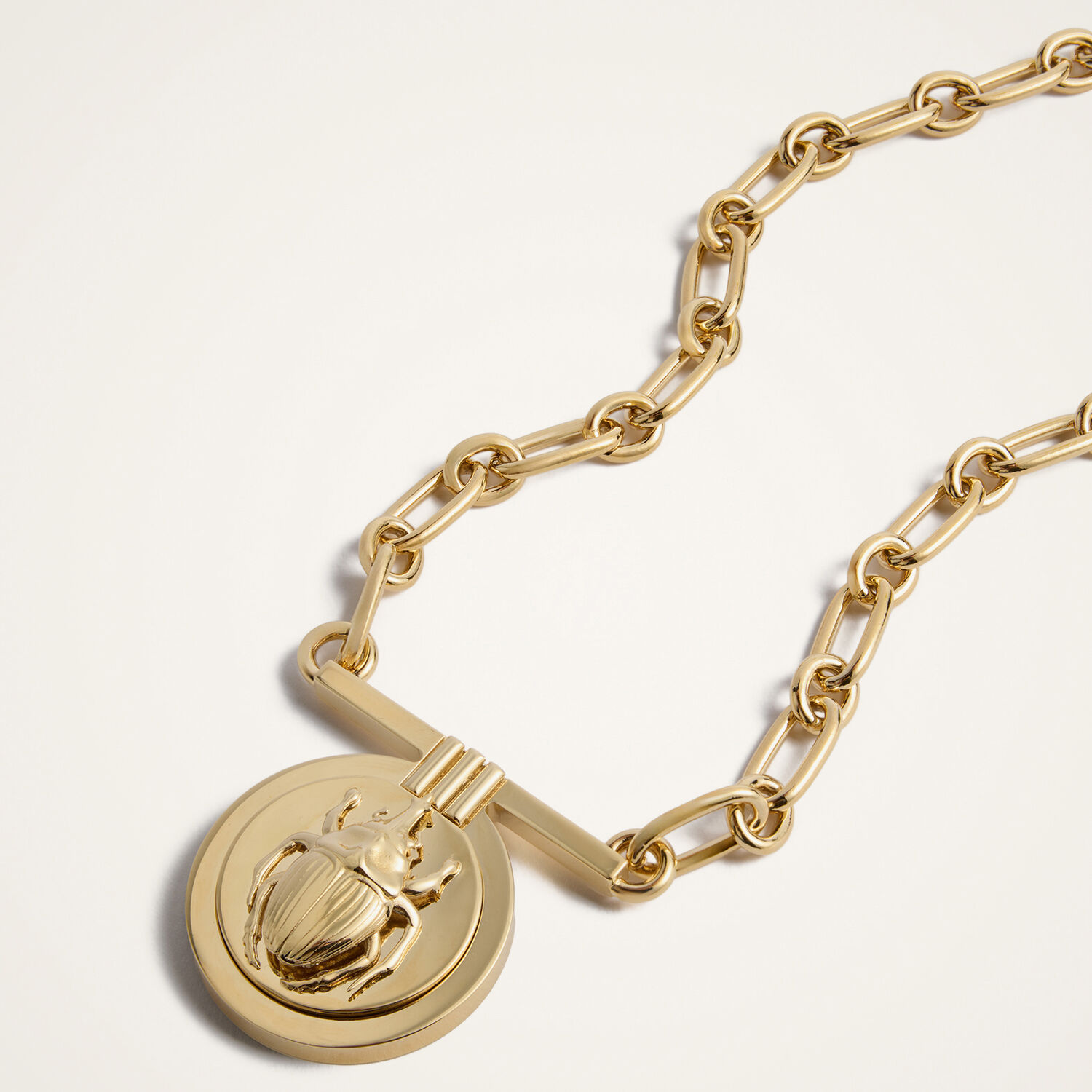 La Doublej Shen Loop Necklace In Gold