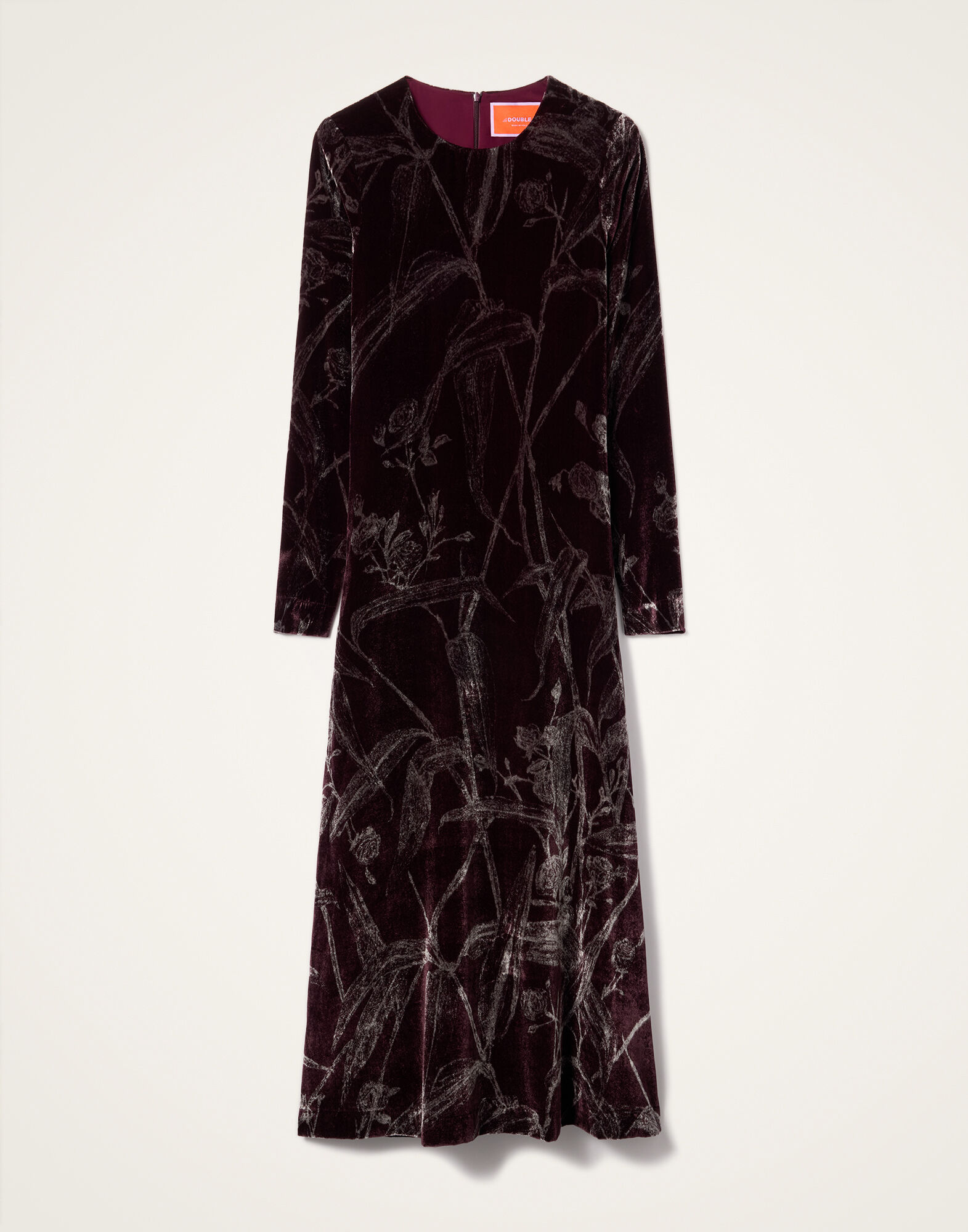 La DoubleJ Long Sleeve Swing Dress Bamboo Burgundy DRE0184DEV004BMB03RE07