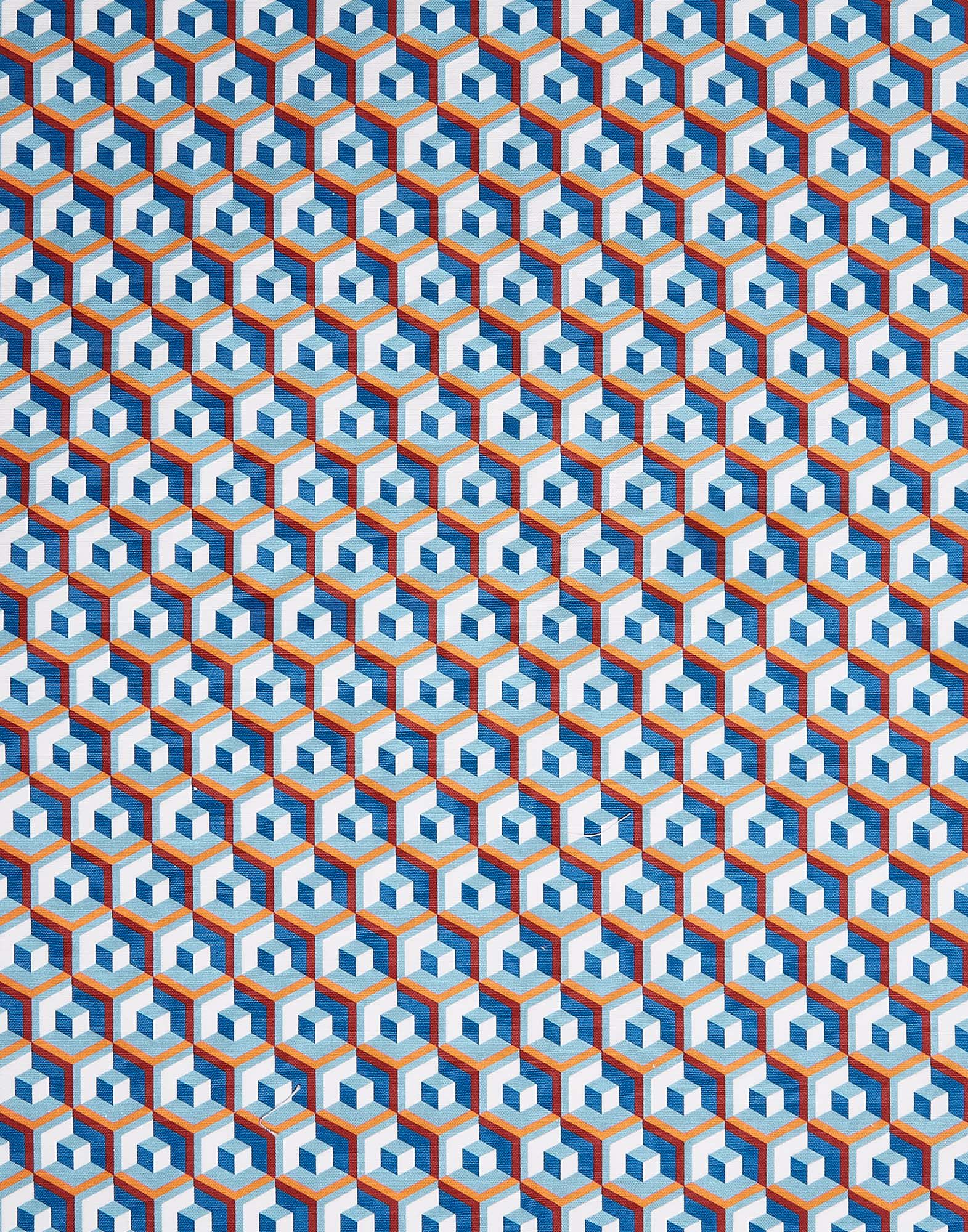 La DoubleJ Dishtowel Cubi Blu DST0001COT019CUB0004