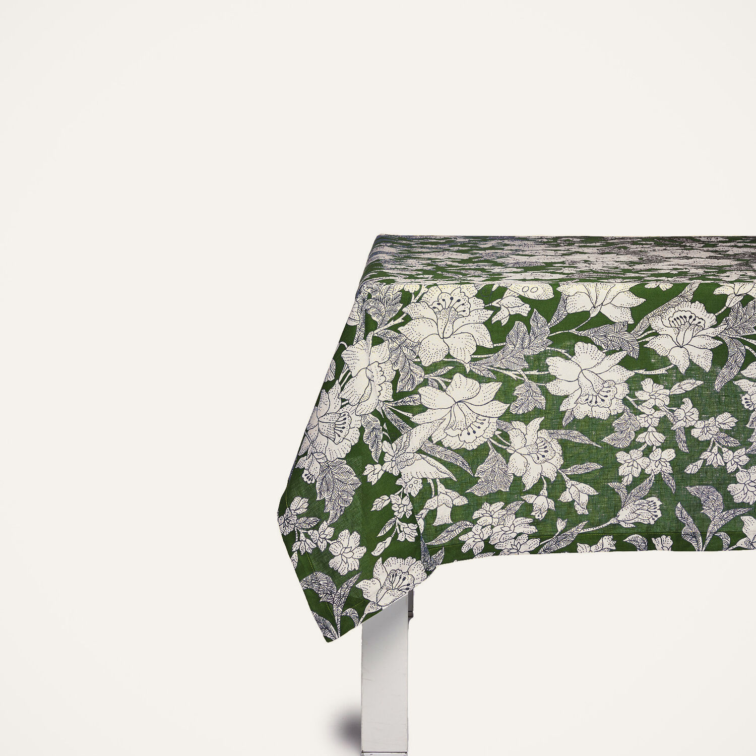 Shop La Doublej Large Tablecloth (180x350) In Lilium Avorio