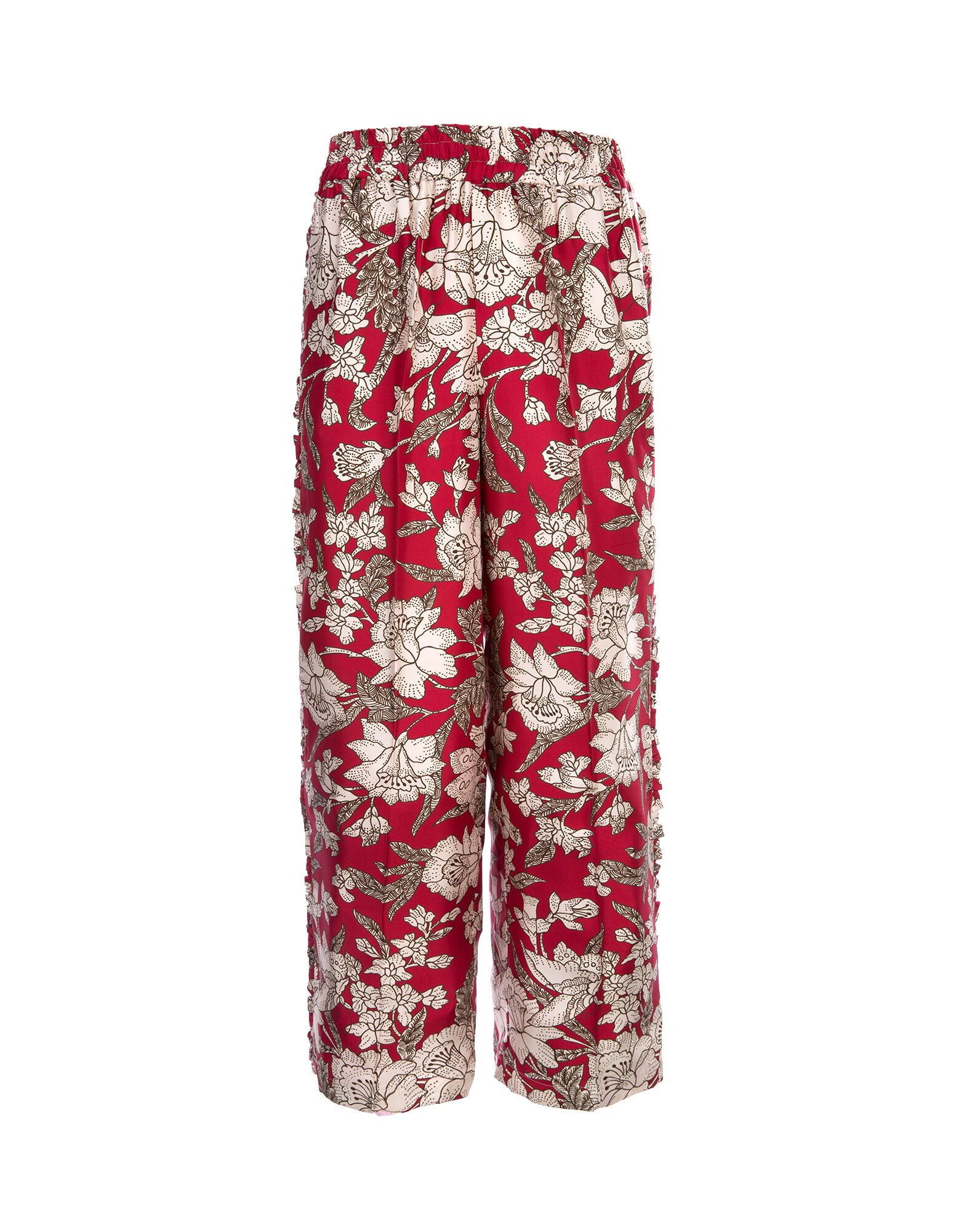 LaDoubleJ Ruffle Pants Lilium TRO0002SIL001LIL0001