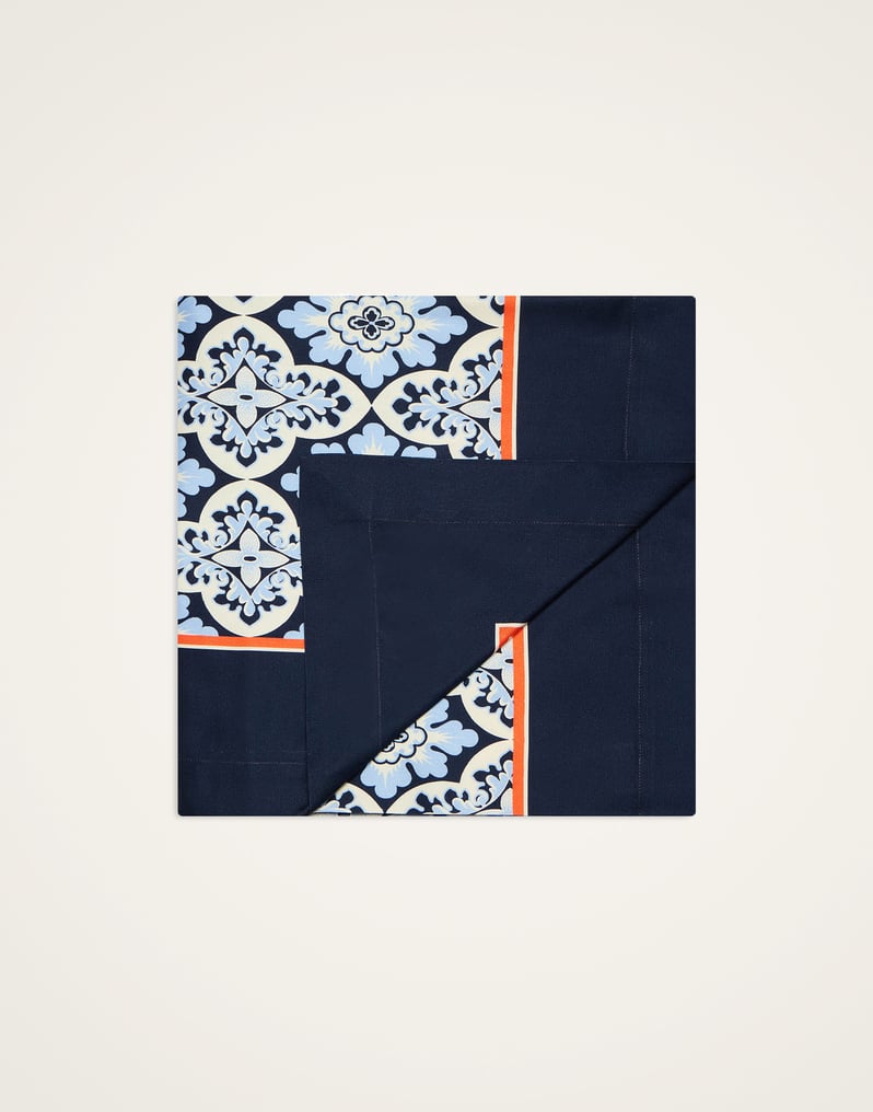 La DoubleJ Large Tablecloth La DoubleJ Large Tablecloth Palazzo Blue TBC0018COT073PAL01BU03