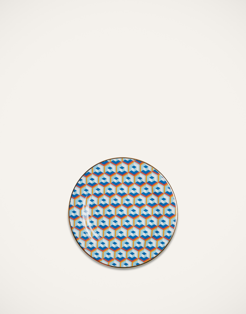 La DoubleJ Dessert Plate Set of 2 La DoubleJ Dessert Plate Set of 2 Cubi Blu DIS0048CER001CUB0004