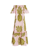 La DoubleJ Capalbio Dress La DoubleJ Capalbio Dress Big Pineapple Pink DRE0320COT039PNP01PI01