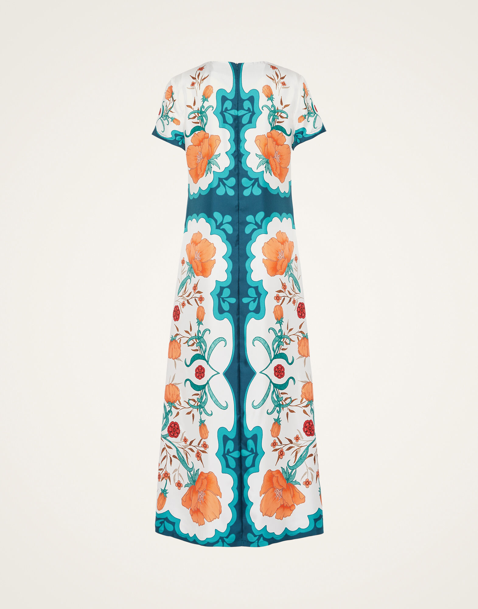 Swing Dress in Morpheus Placée Orange for Women | La DoubleJ