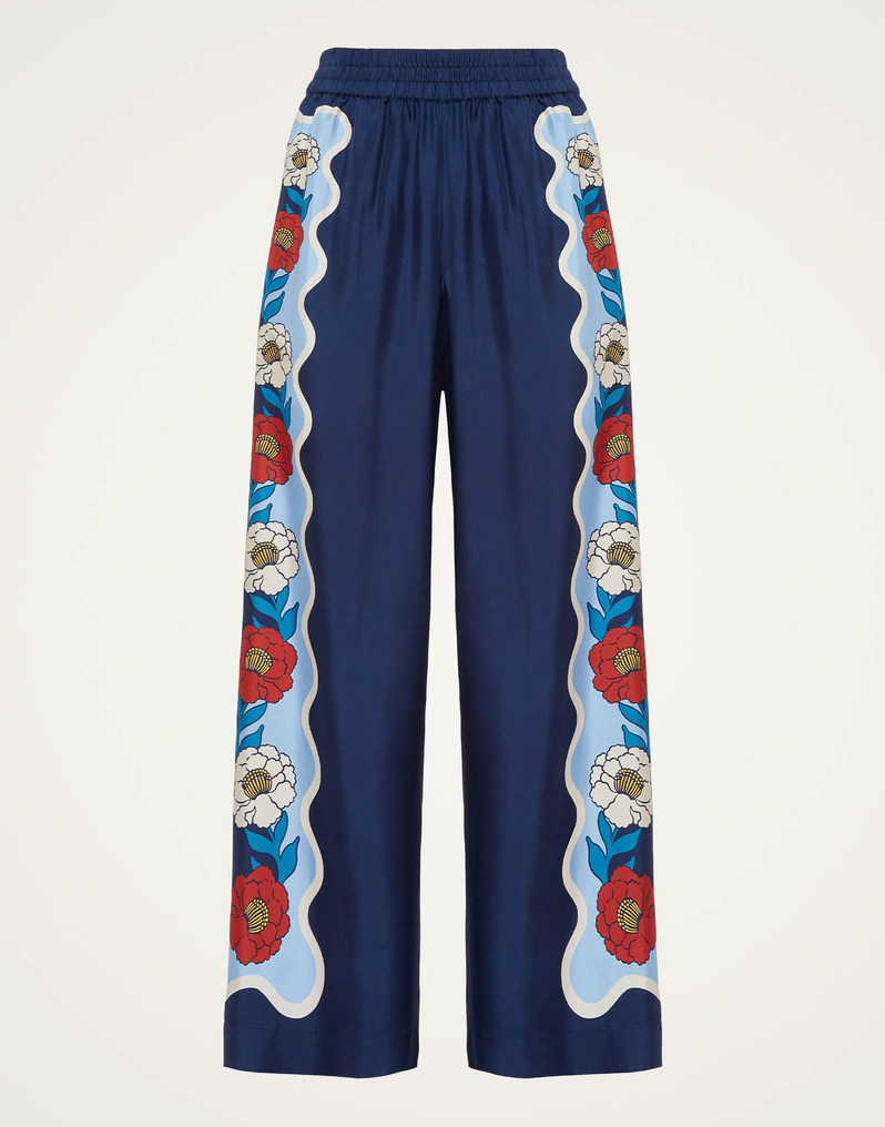 La DoubleJ Palazzo Pants La DoubleJ Palazzo Pants Whitsun Placée Blue TRO0026SIL006FSK03BU03