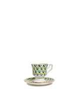 La DoubleJ Espresso Cup & Saucer Set of 2 La DoubleJ Espresso Cup & Saucer Set of 2 Cubi Verde DIS0007CER001CUB0007