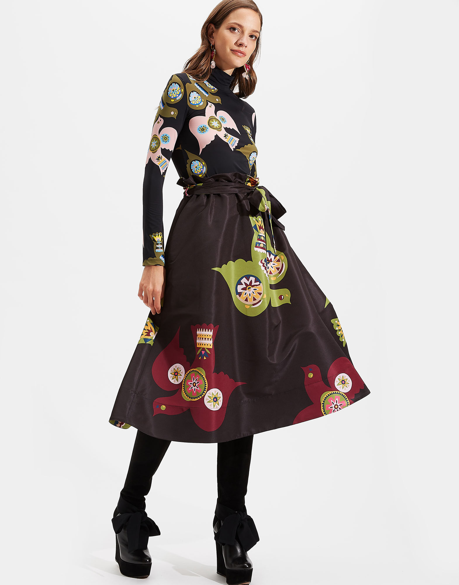 LaDoubleJ Sardegna Skirt Paper Dove SKI0043FAI001DOV0001