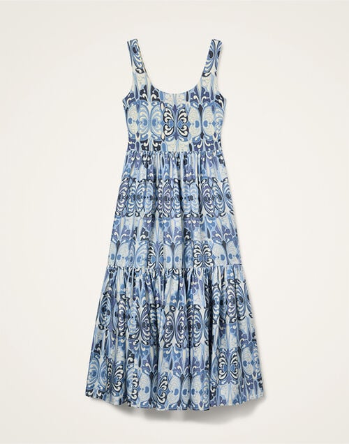 La DoubleJ Capri Dress Cocoon Blue DRE0479SIL001COC01BU03