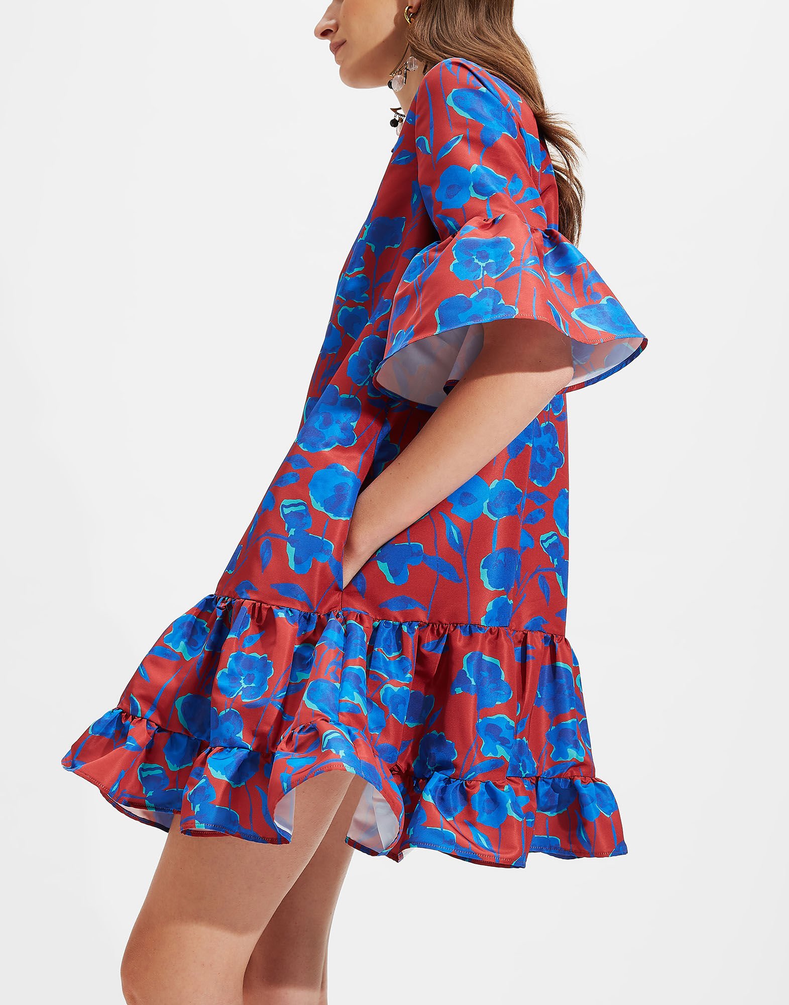 LaDoubleJ Choux Dress Devon Bordeaux DRE0193FAI001DEV0002