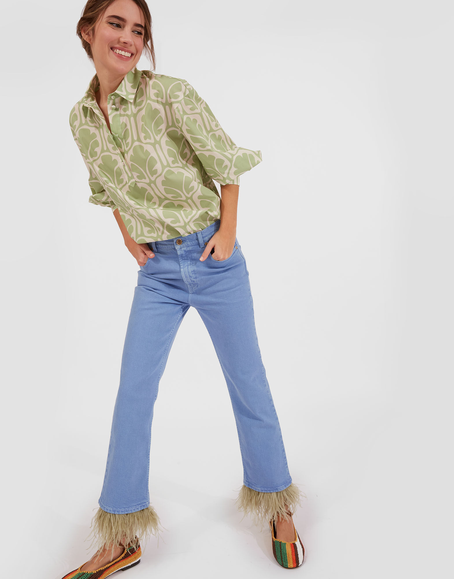 Fancy denim on sale