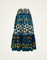 La DoubleJ Sunset Skirt La DoubleJ Sunset Skirt Casareale Placèe Emerald SKI0068COT039REA01GR04