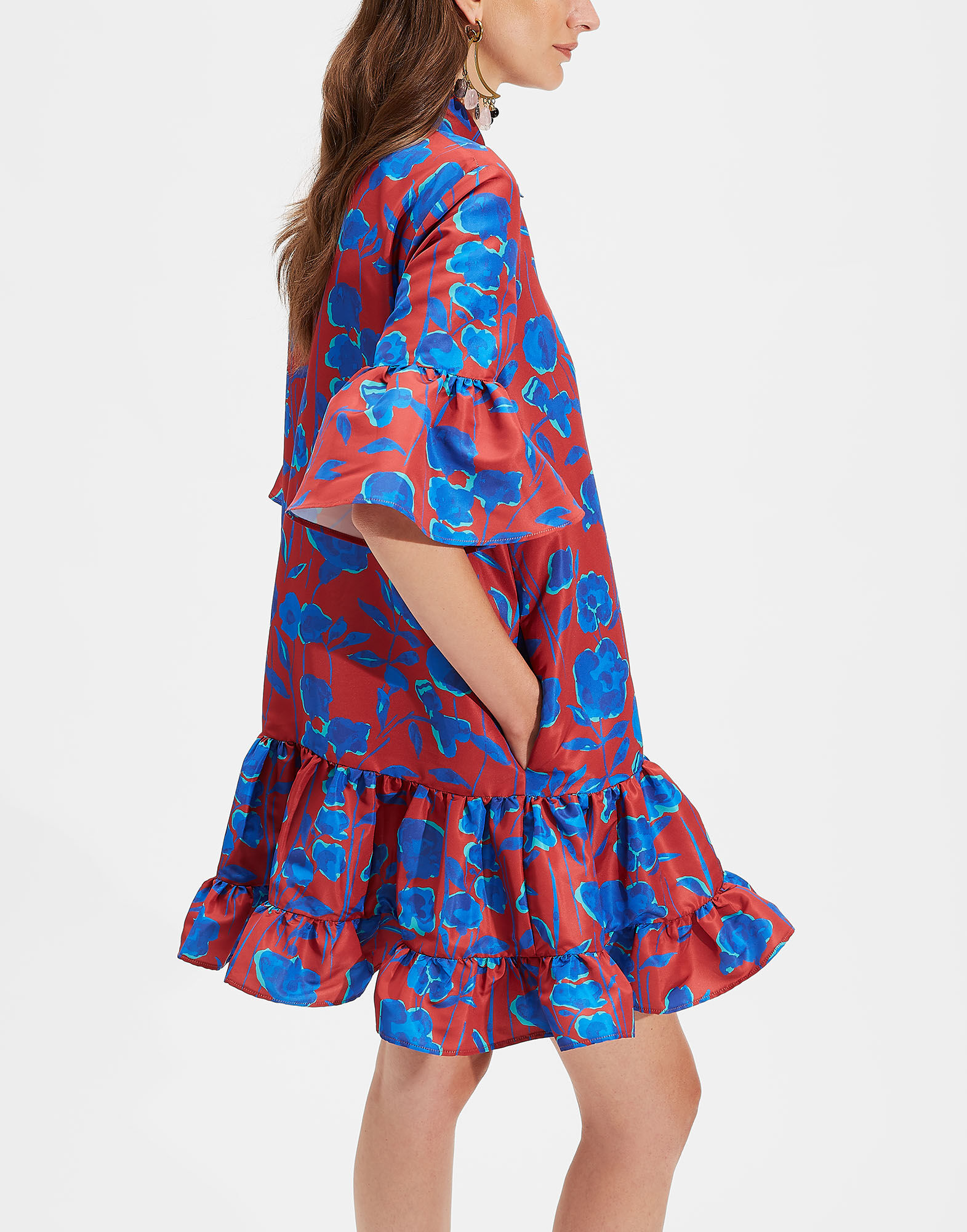 LaDoubleJ Choux Dress Devon Bordeaux DRE0193FAI001DEV0002