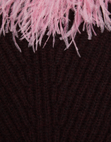 La DoubleJ High Kick Cardigan La DoubleJ High Kick Cardigan Bordeaux PUL0175KNI098VA212RE02