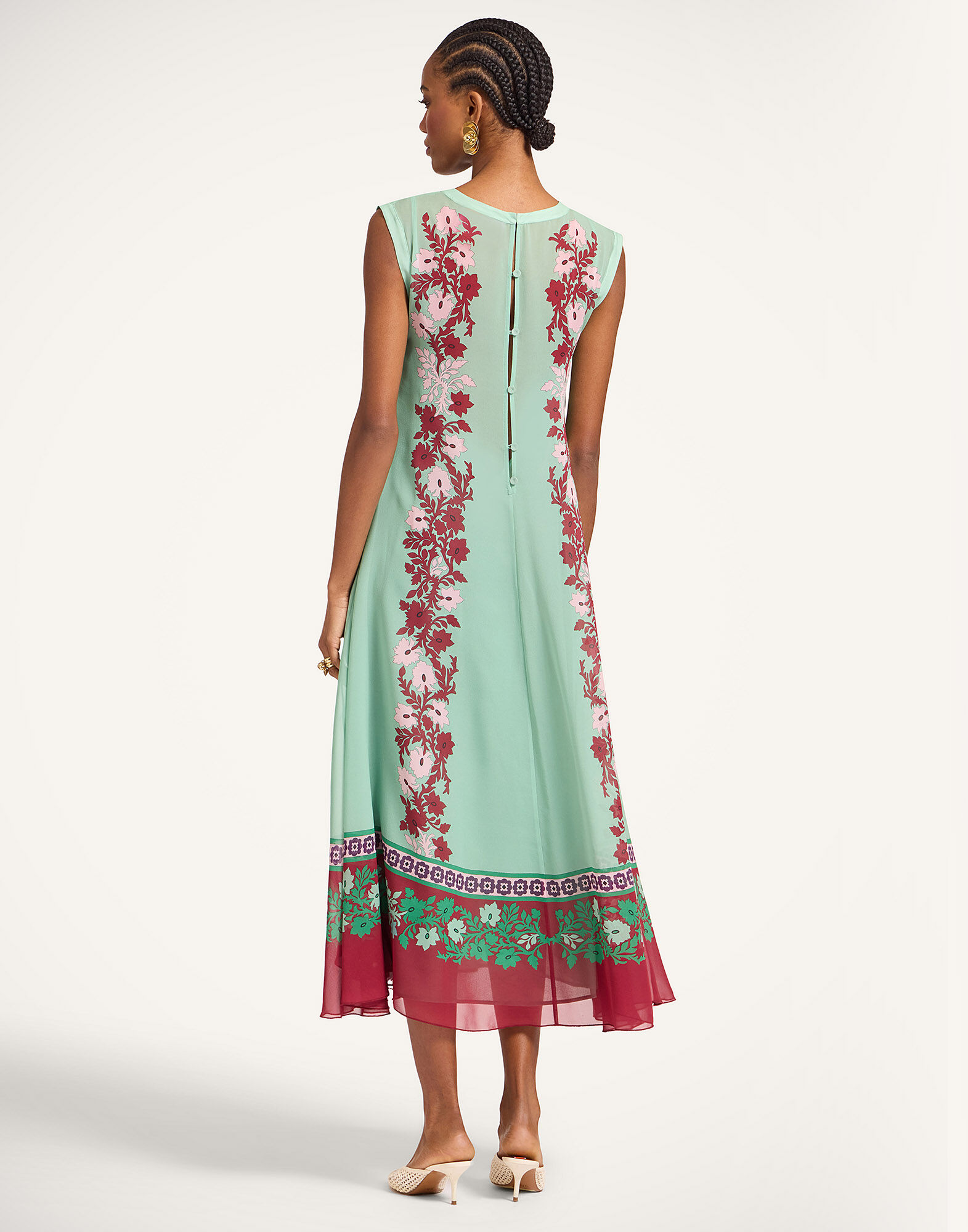 La DoubleJ Maria Dress Regalia Plac&eacute;e Menta DRE0999SIL014REG02GR11