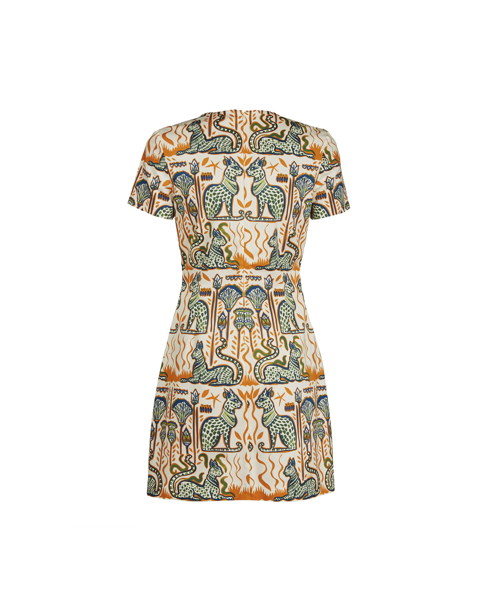 La DoubleJ Tgif Short Sleeve Dress Bast Ivory DRE0586COT006BAS01WH04