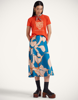 La DoubleJ The Sinful T-Shirt La DoubleJ The Sinful T-Shirt Playing Favorites Orange TSH0063JER059PLA08OR02