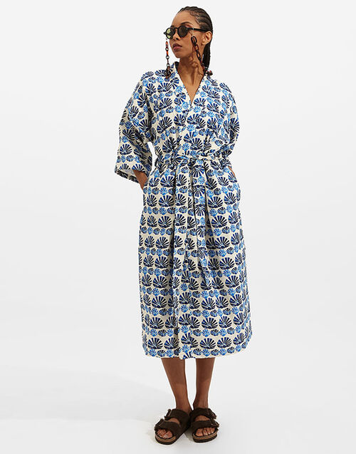 La DoubleJ Robe Conchiglie White JAC0035COT024COH0003