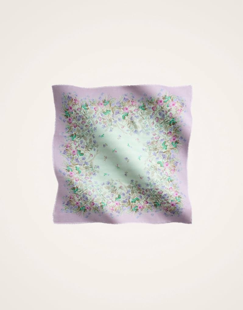 La DoubleJ Foulard 120 La DoubleJ Foulard 120 Heath Placée Mint SCA0049MOS001HEA03GR11