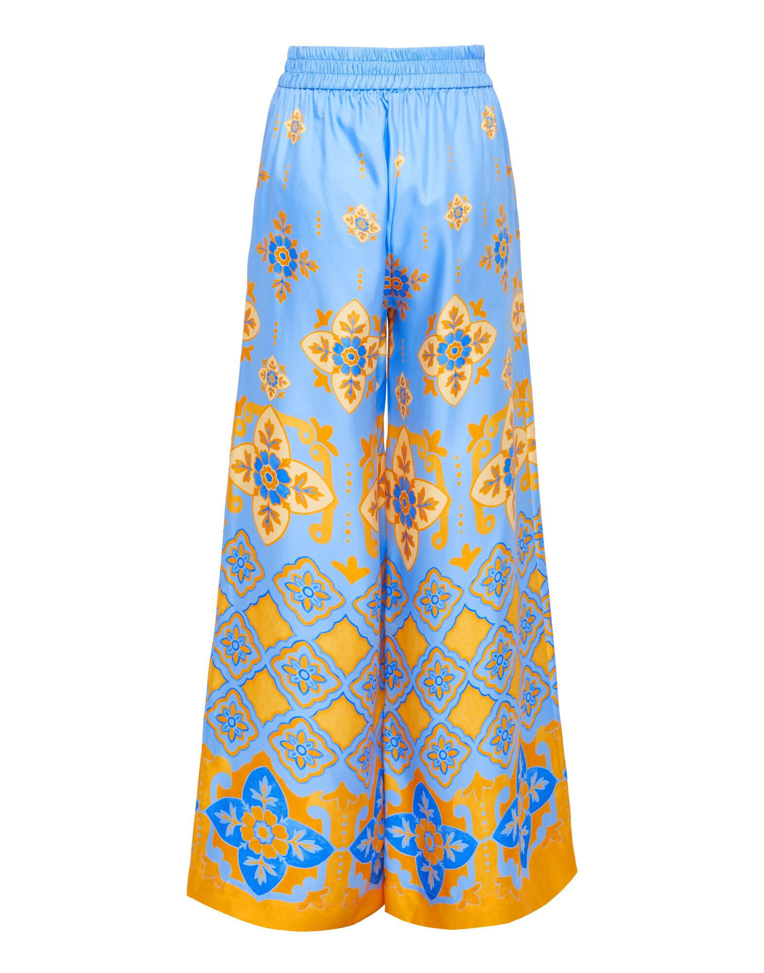 La DoubleJ Palazzo Pants Partenope Light Blue TRO0003SIL001PRT01BU01