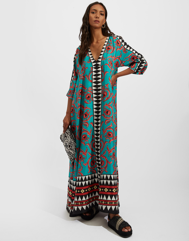 LaDoubleJ Muumuu Dress LaDoubleJ Muumuu Dress Cartwheel DRE0225SIL006CRW0001