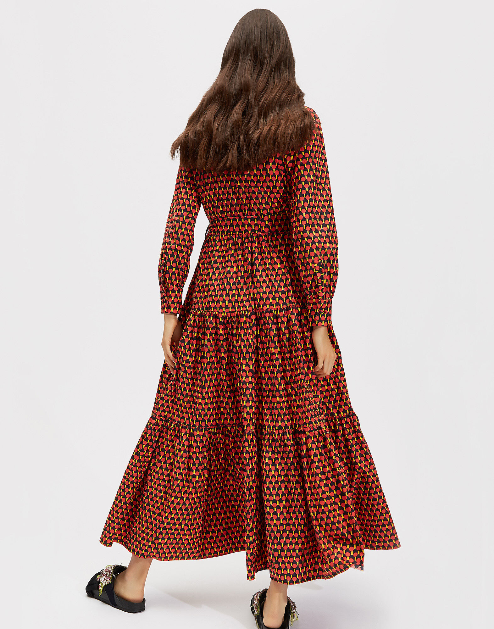 LaDoubleJ Bellini Dress Ping Pong Rosso DRE0016COT001PIN0002