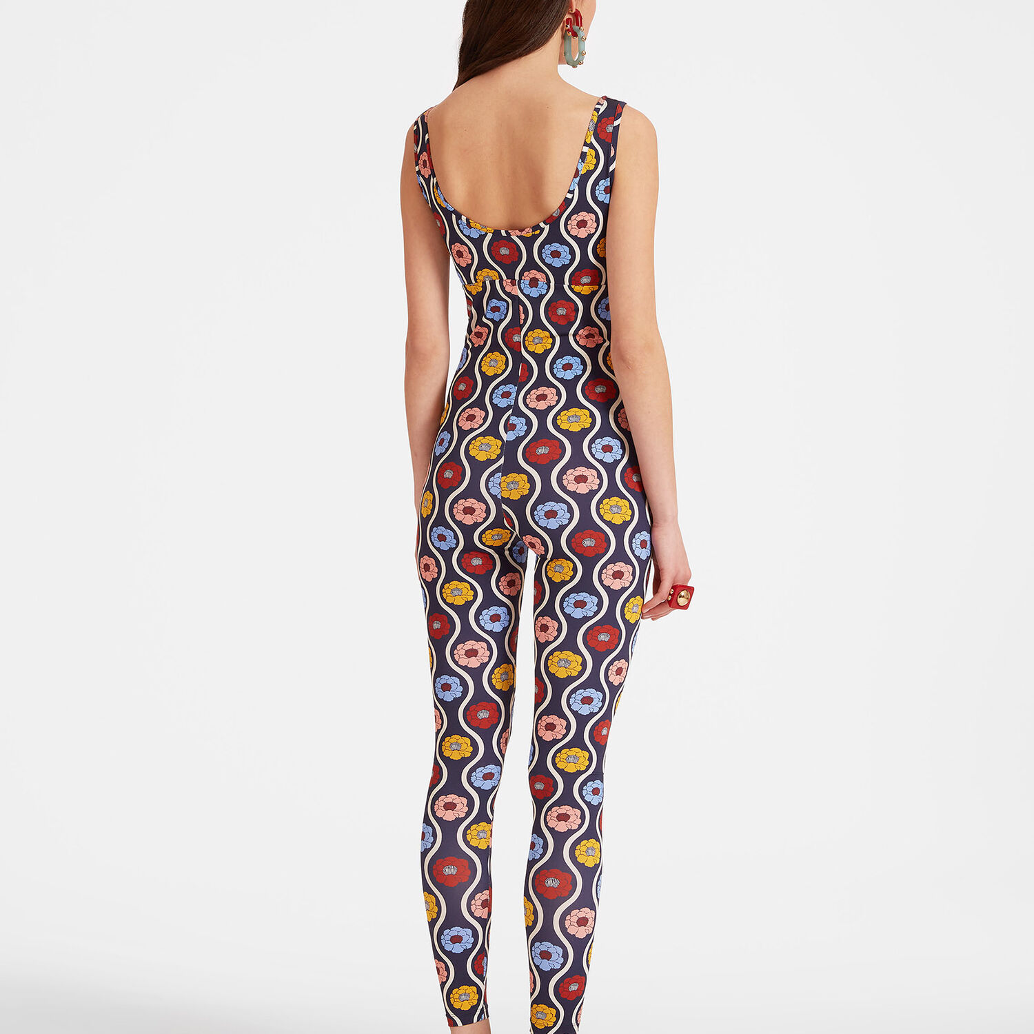 La Doublej Jazzercize Suit In Whitsun Mini Blue
