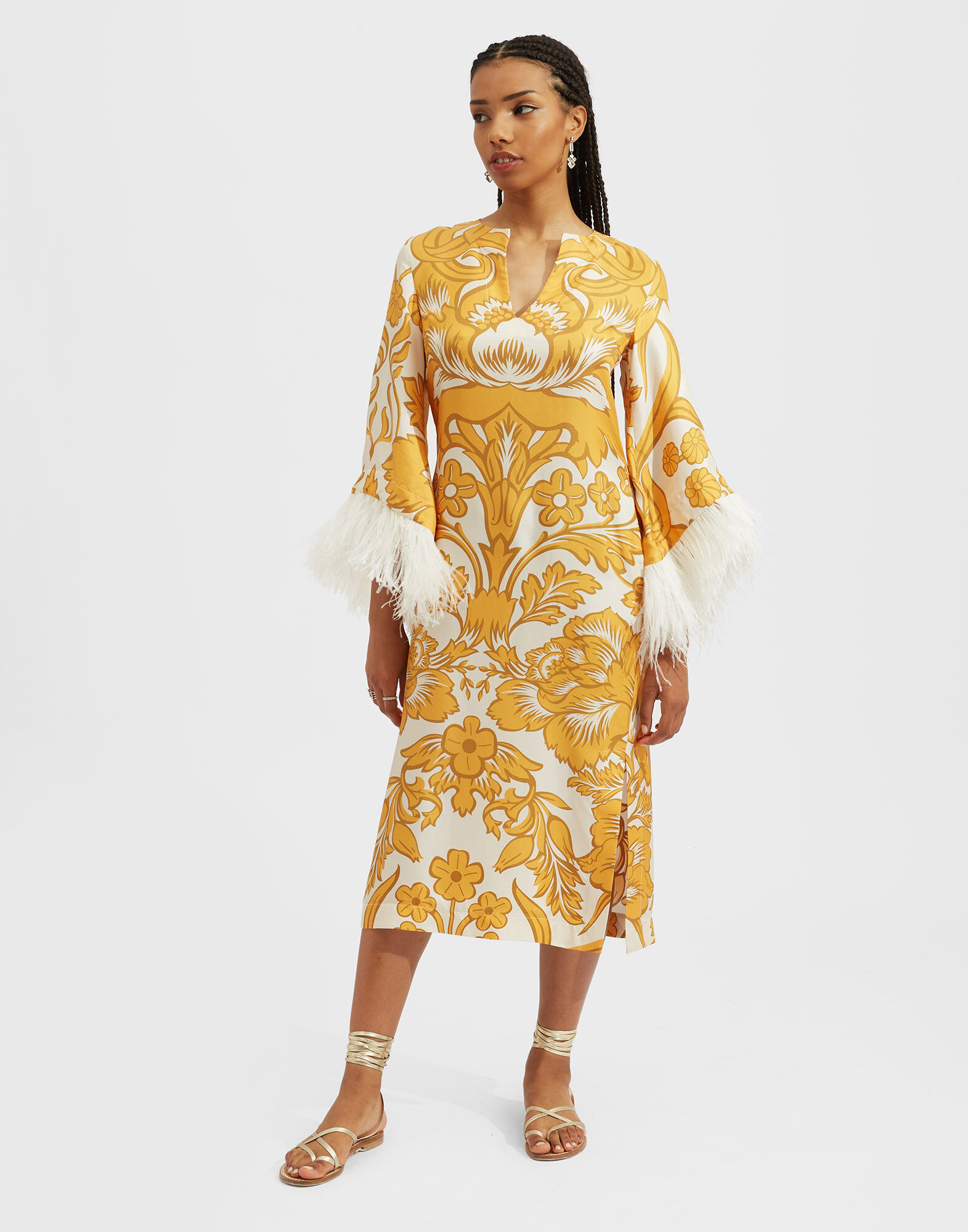 Thurley chintz print broderie dress new arrivals