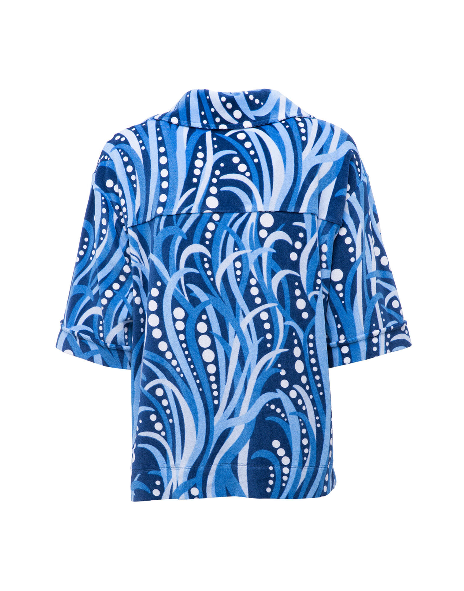 LaDoubleJ Terry T-shirt Polipo Blu TOP0001TER001POL0001