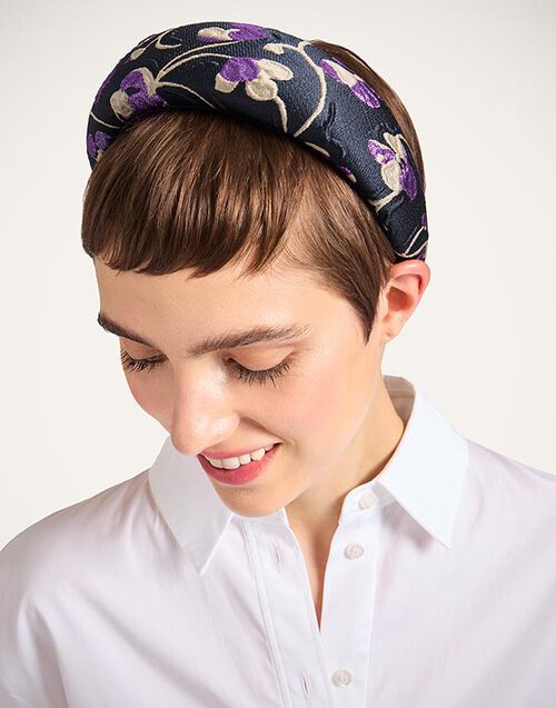 La DoubleJ Medici Headband Honeysuckle Black HEB0017JCQ128HNY02BL01