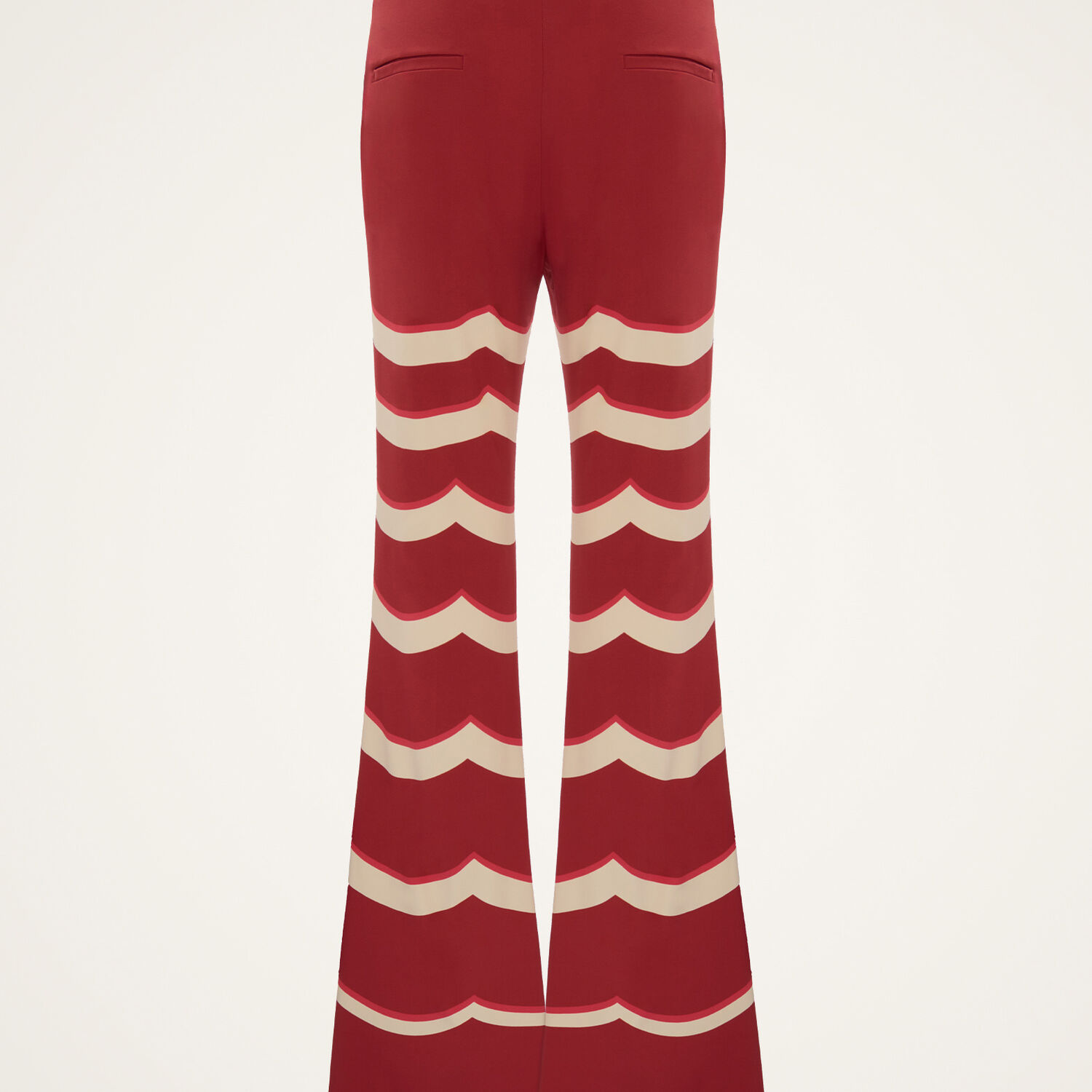 La Doublej Saturday Night Pants In Fans Placée Red