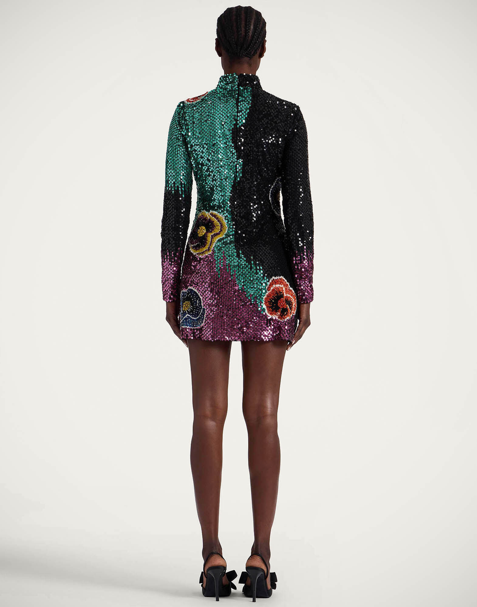 La DoubleJ Mini Halle Pansy Multicolor DRE0839PAI008PAN06MU01