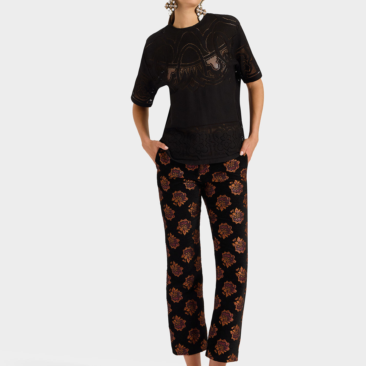 LA DOUBLEJ LACEY HOUSE T-SHIRT 