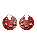 La DoubleJ Hathor Earrings La DoubleJ Hathor Earrings Red EAR0036POL003SOLIDRE01